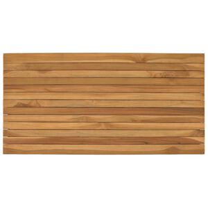 vidaXL Stalo vir&scaron;us 100 x 50 x 3,5 cm Stačiakampio Kieto teka medžio