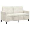 vidaXL Sofa su saugojimo vieta Kreminė 152 x 78 x 87 cm Poliesteris