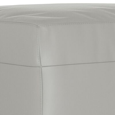 vidaXL Sofos komplektas su pagalvėlėmis, 4 dalių, pilkas, audinys
