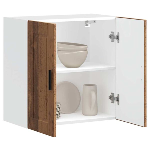 vidaXL Sieninė virtuvės spinta, Porto, medienos, apdirbta mediena