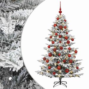 vidaXL Dirbtinė kalėdinė eglutė su rutuliuku 150 cm 150 LED
