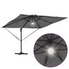 vidaXL Roma Parasol Antracitas 286 x 285 x 270 cm