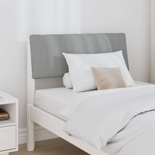 vidaXL Apmu&scaron;ta lovos galvūgalis &Scaron;viesiai pilka 80 cm