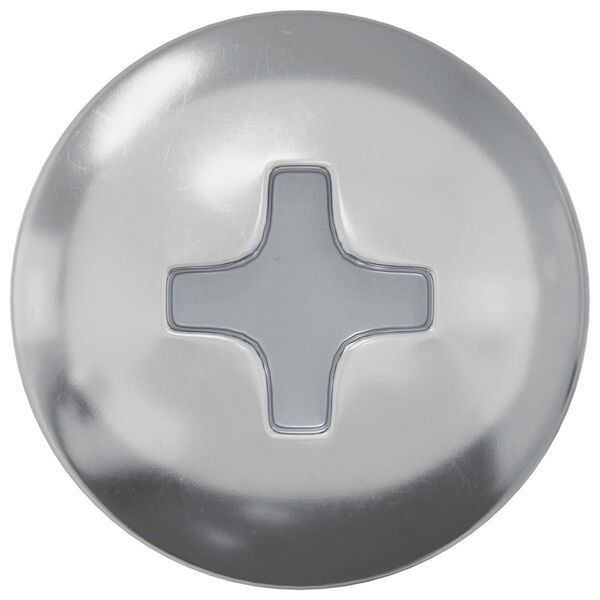 vidaXL Medinis varžtas 2 pcs Sidabro 9,8 x 53 mm Plienas