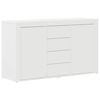 vidaXL Kabalas Balta 120 x 36 x 69 cm Apdirbta mediena