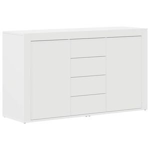 vidaXL Kabalas Balta 120 x 36 x 69 cm Apdirbta mediena