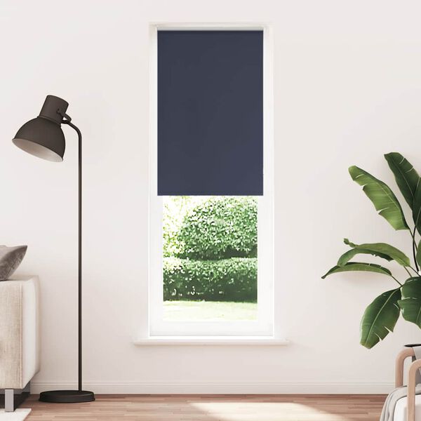 vidaXL roletas tamsiai mėlynos 80x230 cm audinio plotis 75,7 cm