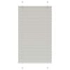 vidaXL klostuota žaliuze &scaron;viesiai pilka 75x100 cm audinio plotis