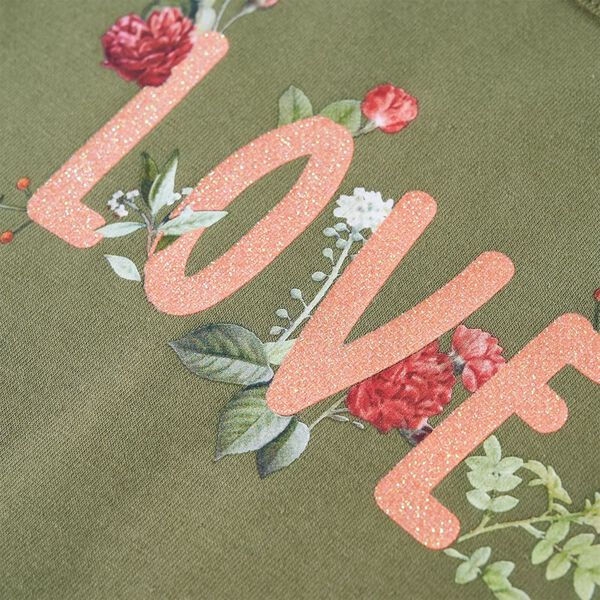 Vaiki&scaron;ki mar&scaron;kinėliai ilgomis rankovėmis, chaki spalvos, 104 dydžio