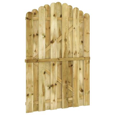 vidaXL Sodo vartai, 100x150cm, impregnuota pušies mediena