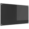 vidaXL Virtuvės atbraila Tamsiai pilka 100 x 60 cm grūdintas stiklas