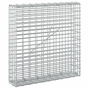 vidaXL Gabionas su 3,5 mm viela ir 5x2,5 cm tinkleliu 50x10x50 cm