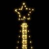 vidaXL LED Kalėdų eglutė 525 LEDs Šilta Balta 302 cm