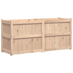 vidaXL Sodo lovelis, 150x50x70cm, pu&scaron;ies medienos masyvas