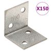 vidaXL Kampiniai laikikliai, 150vnt., 30x25x30mm, plienas, 2mm
