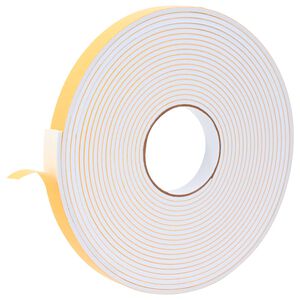 vidaXL Savigautinė putų juosta Balta 20mm x 10m CR putplastis