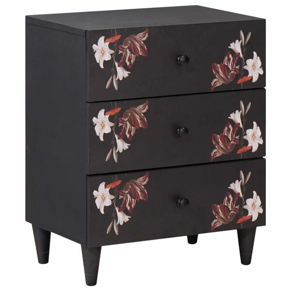 vidaXL Naktinis staliukas su stalčių Įvairiaspalvis 50 x 33 x 60 cm