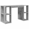 vidaXL Stalas Pilkas Sonoma Apdirbta mediena 130 x 50.5 x 75 cm