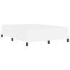 vidaXL Lovos rėmas su čiužiniu Švari balta 140 x 200 cm audinys