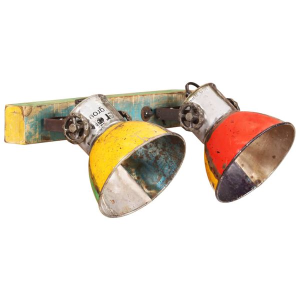 vidaXL Sieninis &scaron;viestuvas, įvairių spalvų, 45x25cm, E27, pramoninis