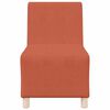 vidaXL Modulinis sofa vienetas be rankų 2 pcs Oranžinė 55 x 74 x 82 cm