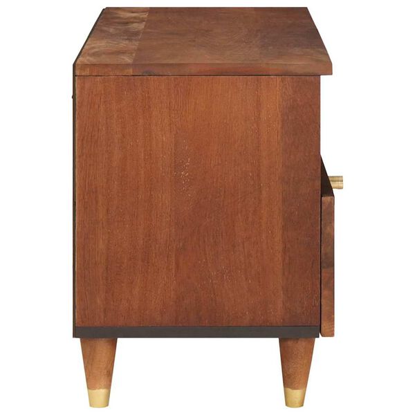 vidaXL Medijų saugojimo spintelės ir stelažai Ruda 80 x 33.5 x 46 cm