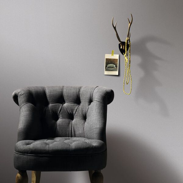 vidaXL Neaustinių tapetų rulonai, 4vnt., šviesiai pilki, 0,53x10m, blizgūs