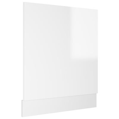 vidaXL Indaplovės plokštė, baltos spalvos, 59,5x3x67cm, MDP, blizgi
