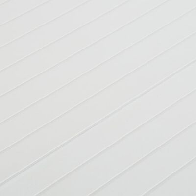 vidaXL Sodo stalas, baltos spalvos, 220x90x72cm, PP