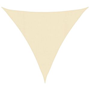 vidaXL Uždanga nuo saulės, kreminė, 4,5x4,5x4,5m, HDPE, 160g/m&sup2;