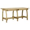 vidaXL Sodo stalas, 160x74x75cm, impregnuota pu&scaron;ies mediena