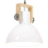 vidaXL Pakabinamas &scaron;viestuvas, baltas, 30cm, 25W, apskritas, E27