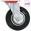 vidaXL Ratukai, 12vnt., sukami, 125mm
