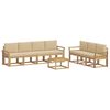 vidaXL Lauko sofos komplektas 7 pcs