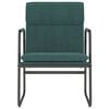 vidaXL Poilsio kėdė, tamsiai žalios spalvos, 55x64x80cm, audinys