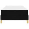 vidaXL Kiemas lova su čiužiniu Juoda 90 x 190 cm audinys