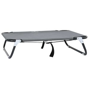 vidaXL &Scaron;uo Lova 70 x 46 x 18 cm Plienas &Scaron;viesiai pilka