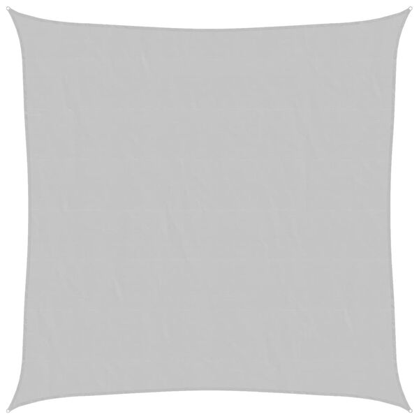 vidaXL Burė nuo saulės, pilka, 3,6x3,6m, 100% oksfordo poliesteris