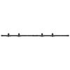 vidaXL Stumdomų spintelės durelių rinkinys, 152cm, anglies plienas