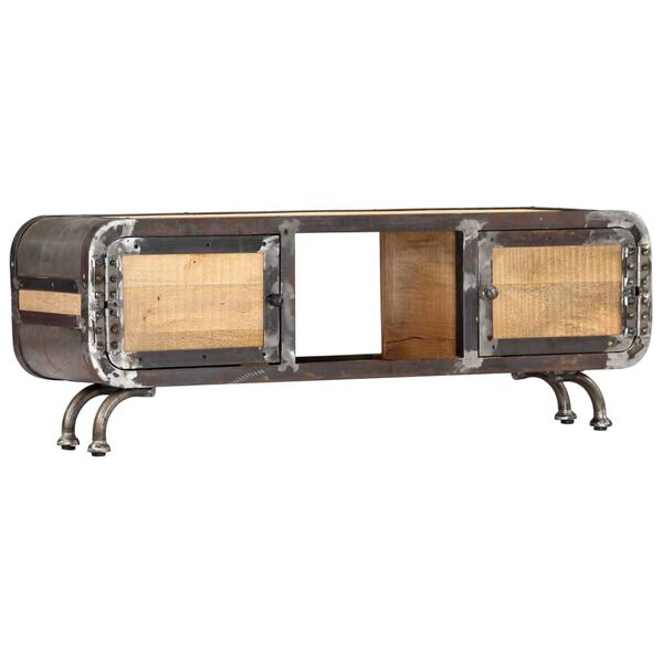 vidaXL Televizoriaus spintelė, 120x30x42 cm, mango medienos masyvas