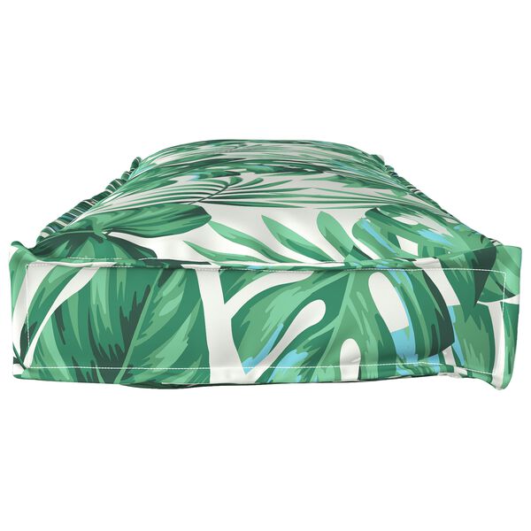 vidaXL Pallet pagalvių rinkinys Gėlių 2 pcs Su lapais 120 x 40 x 8 cm