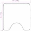vidaXL Ne&scaron;lapiantis Vonios Kilimėlis su Tualeto I&scaron;kirtimu