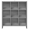vidaXL Knygų spinta Pilkas Sonoma 99.5 x 30 x 108.5 cm