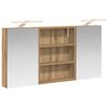 vidaXL Vonios spintos komplektas 3 vnt. 100 x 10,5 x 50 cm