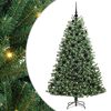 vidaXL Dirbtinė Sulankstoma Kalėdų Eglutė Žalia 180 cm PVC ir metalas