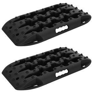 vidaXL Traukos lenta 2 vnt. Juoda 57,5x30,5x5,5 cm