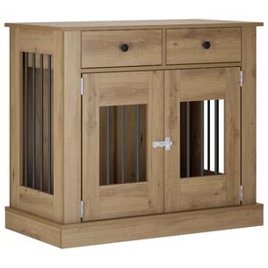 vidaXL &Scaron;unų narvas baldams Artisano ąžuolo 90 x 47,5 x 80 cm