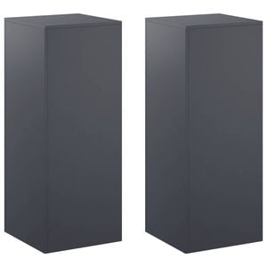 vidaXL Augalų stovas 2 pcs Antracito 40 x 40 x 100 cm