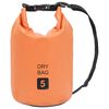 vidaXL Vandeniui atsparus krep&scaron;ys, oranžinės spalvos, PVC, 5l