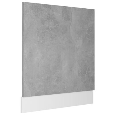 vidaXL Indaplovės plokštė, betono pilkos spalvos, 59,5x3x67cm, MDP